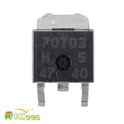 ic995 70T03H TO-252 MOSFET 高速開關IC 液晶電源維修用 全新 #1572