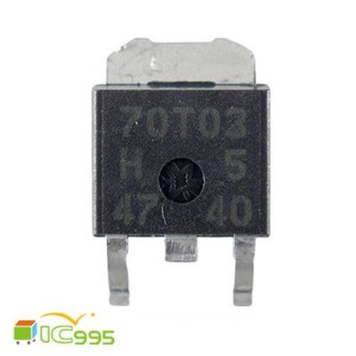 70T03H TO-252 N溝道 增強型功率 MOSFET 拆機主板零件 IC 芯片 壹包1入 #1572