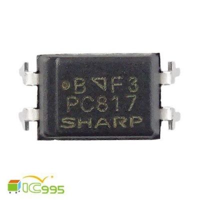 PC817 DIP-4 光耦合 高密度安裝類型 光電耦合器 IC 芯片 全新品 壹包1入 #6010