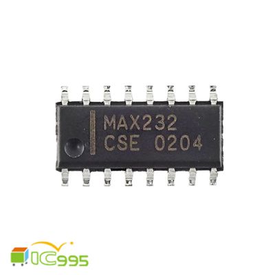 MAX232CSE 印字 MAX232 SOP-16 多通道 RS-232 驅動器 接收器 IC 芯片 壹包1入 #4312