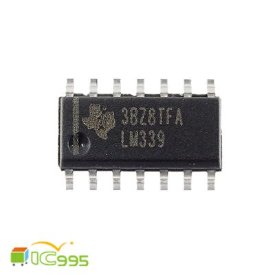 LM339 SOP-14 四通道電壓 比較器 四路差動 芯片 IC 全新品 壹包1入 #0047