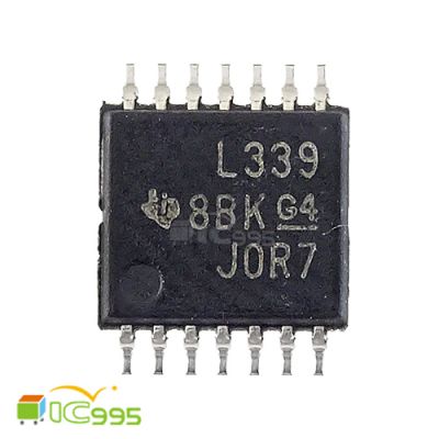 LM339 TSSOP-14 四通道電壓 比較器 四路差動 芯片 IC 全新品 壹包1入 #0689