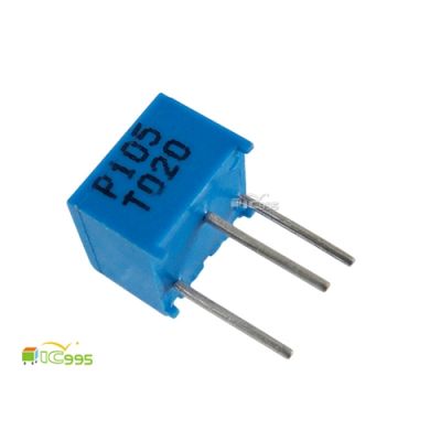 精密可調電阻 BOURNS 3362P-1-105 1MΩ 1/2W ±10% 微調電位器 單圈電位器 壹包1入