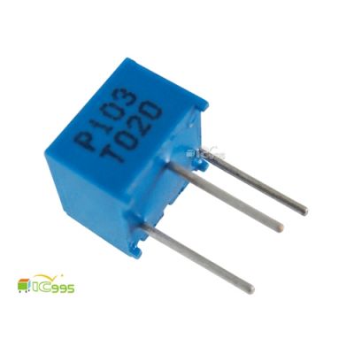 精密可調電阻 BOURNS 3362P-1-103 10KΩ 1/2W ±10% 微調電位器 單圈電位器 壹包1入