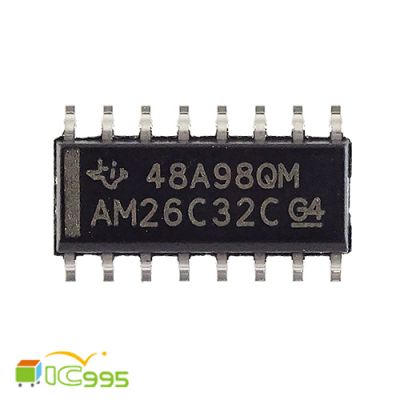 AM26C32C SOP-16 四路差動線路 接收器 IC 芯片 壹包1入 #7718