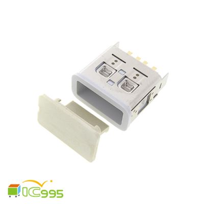 USB 2.0 插座 接口 接腳 4pin DWSB-078 單層 母座 接頭 連接器 壹包1入 #0992