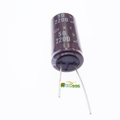 IC995 NCC KY系列 黑金剛電解電容 50V 2200uF 18×36mm 高頻低阻 耐高溫 #7660
